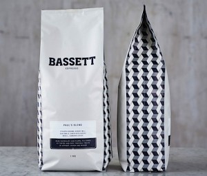 Bassett Espresso cuts through with black and white